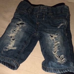 0-3 months baby boy distressed jeans
